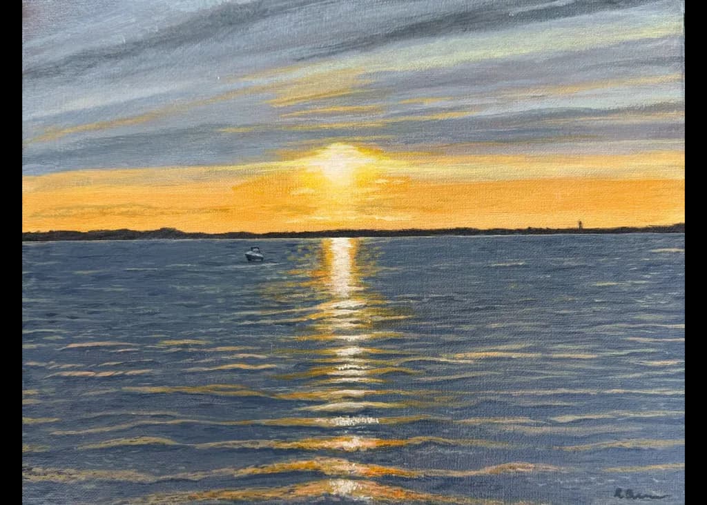 Sunset Over Water