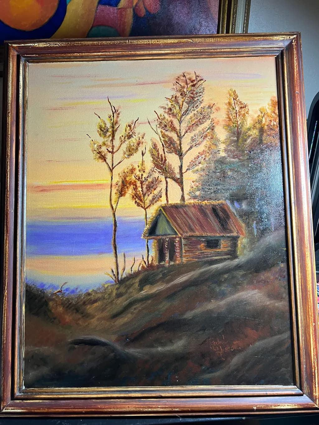 Sunset Cabin Trees