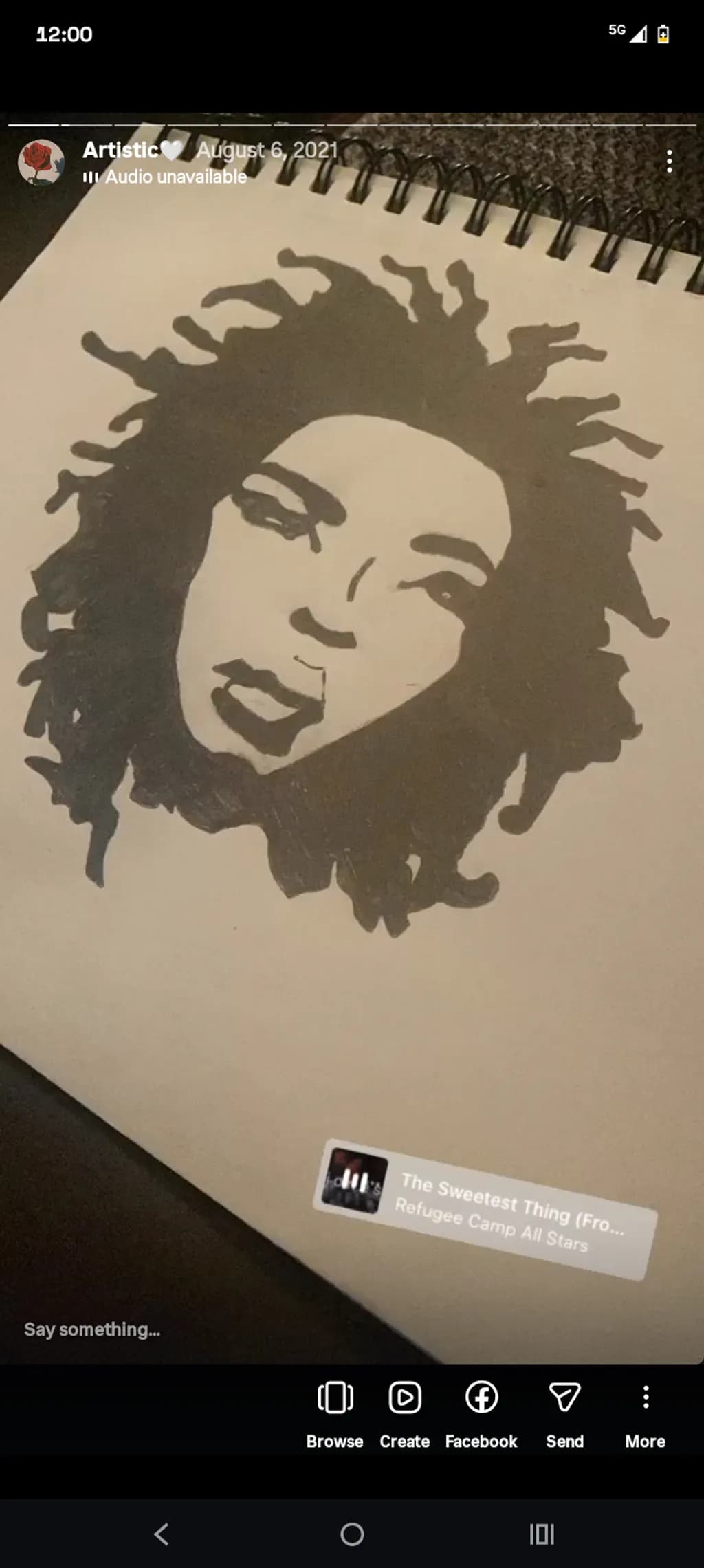 Afro Portrait