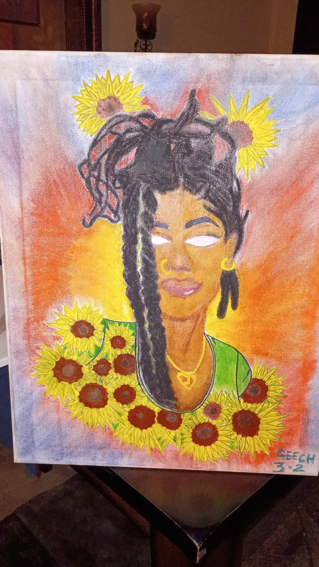 Sunflower Portrait
