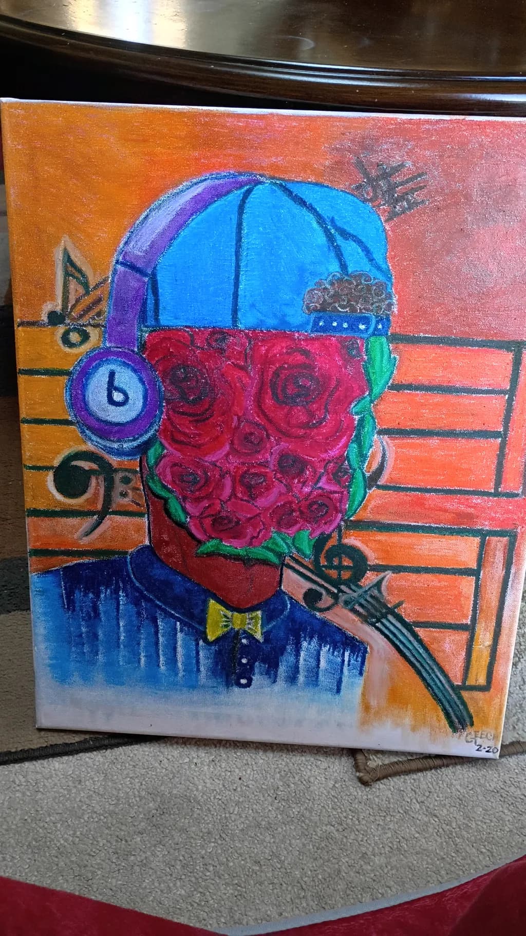 Musical Roses Portrait