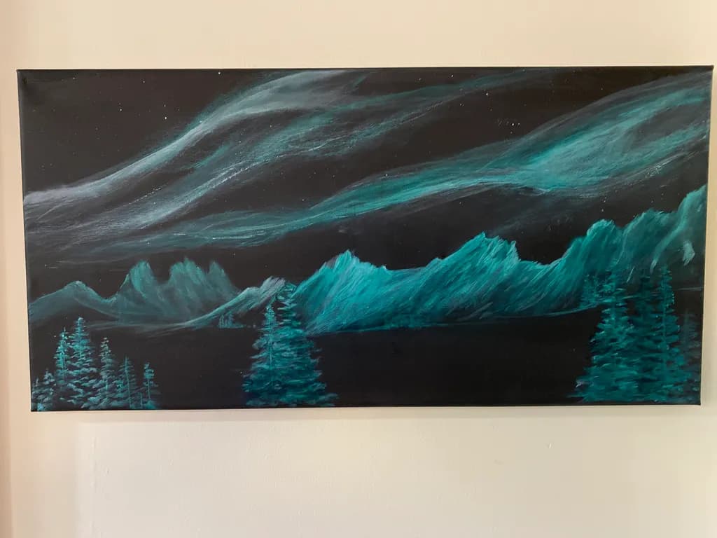 Mountain Pines Night