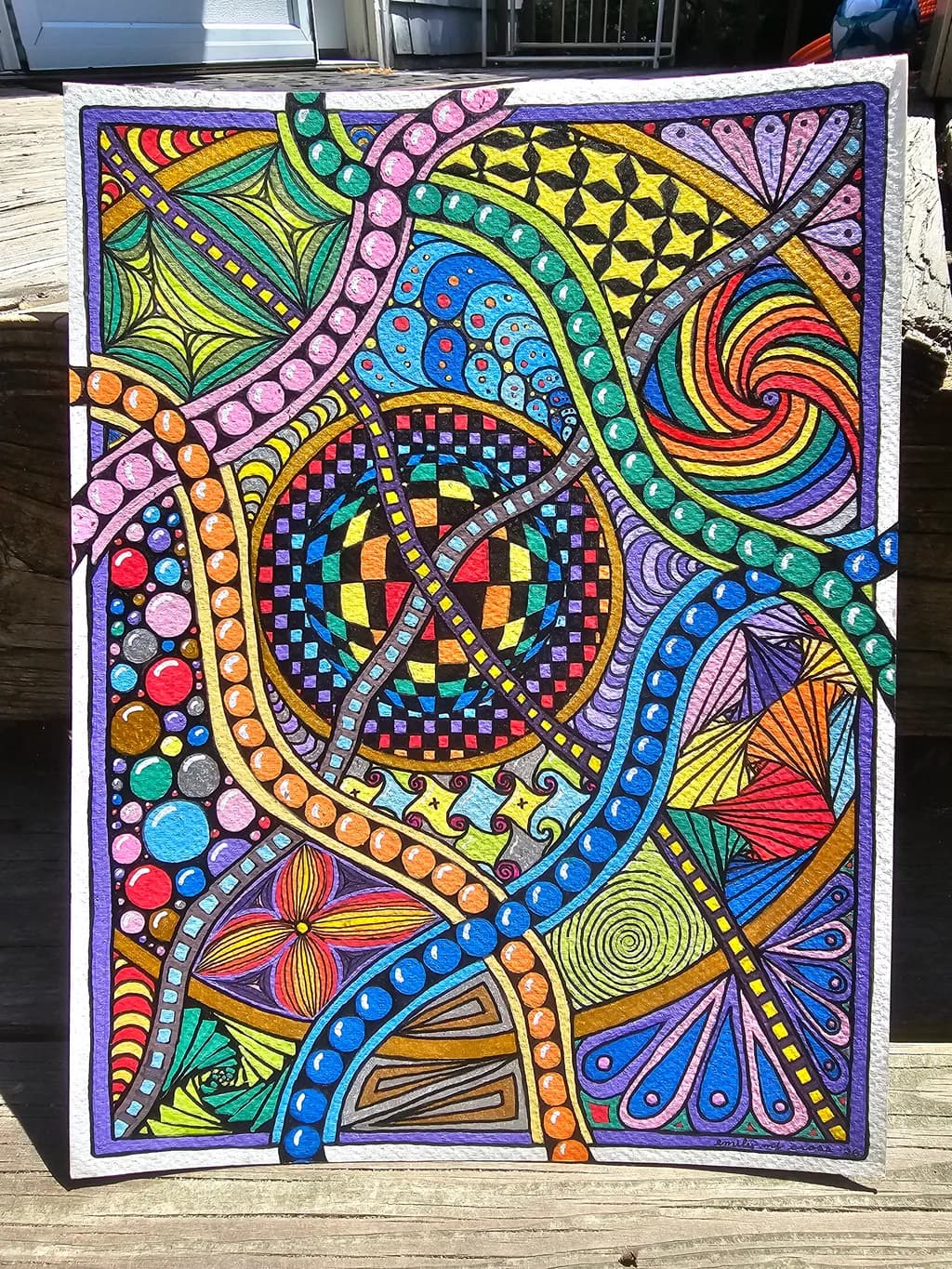 Colorful Maze Patterns
