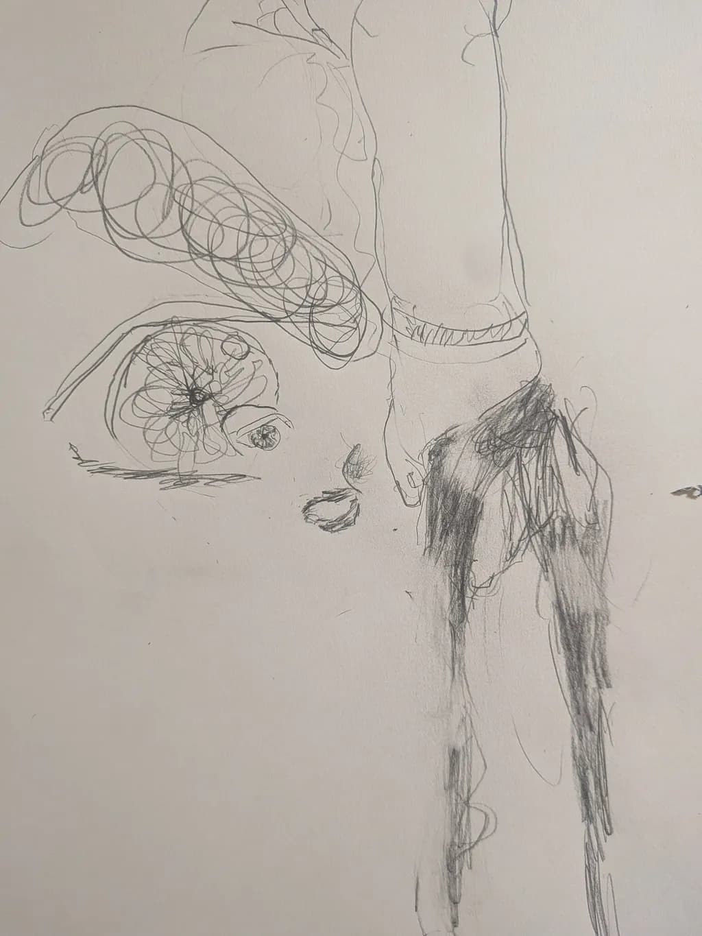 Bicycle Leg Sketch