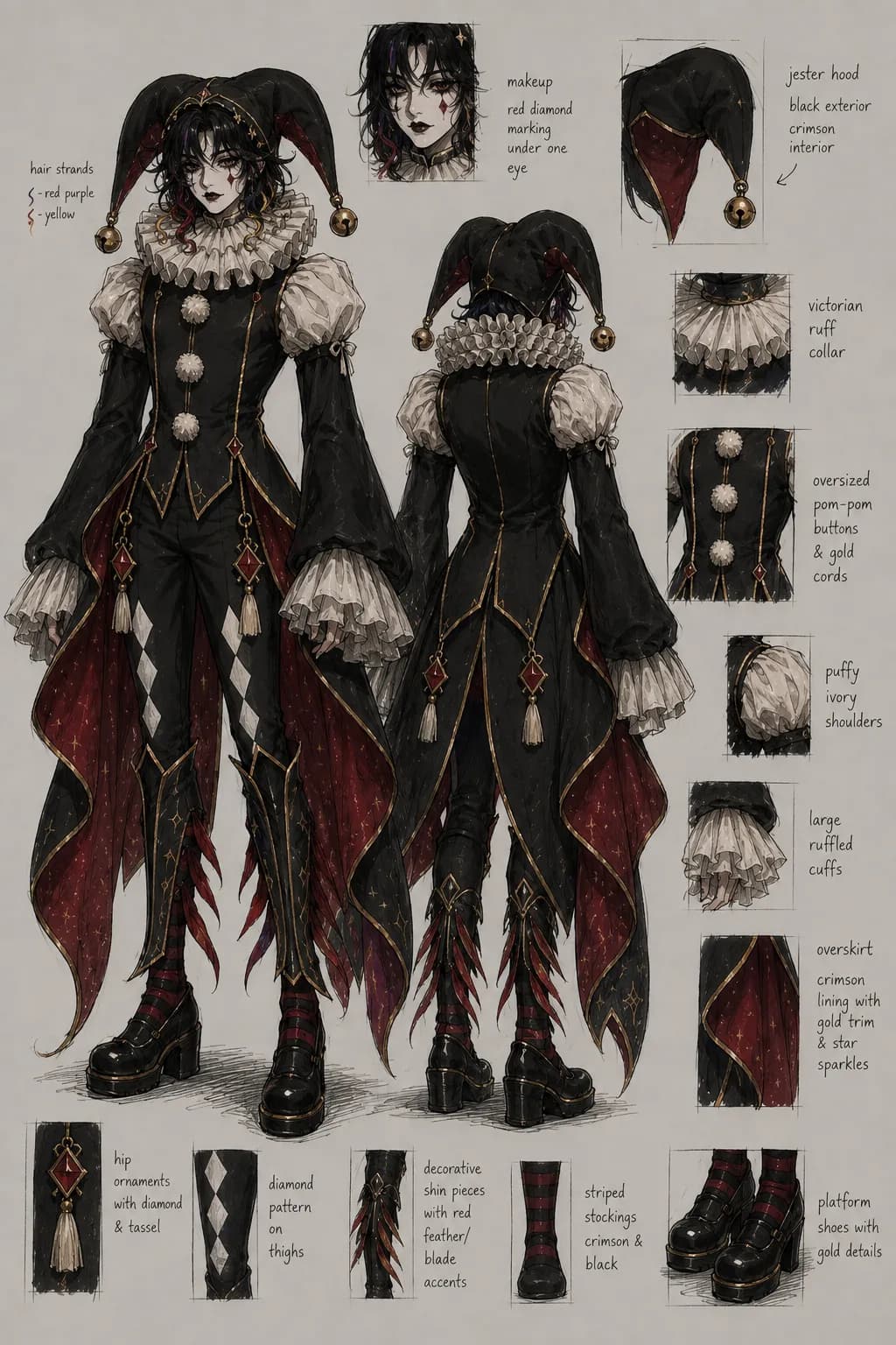 Jester Costume Design