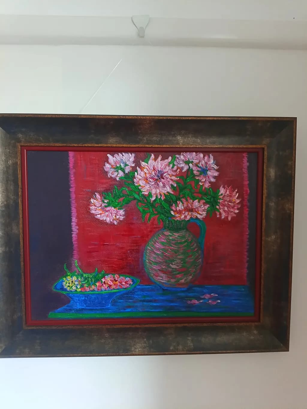 Floral Vase and Bowl