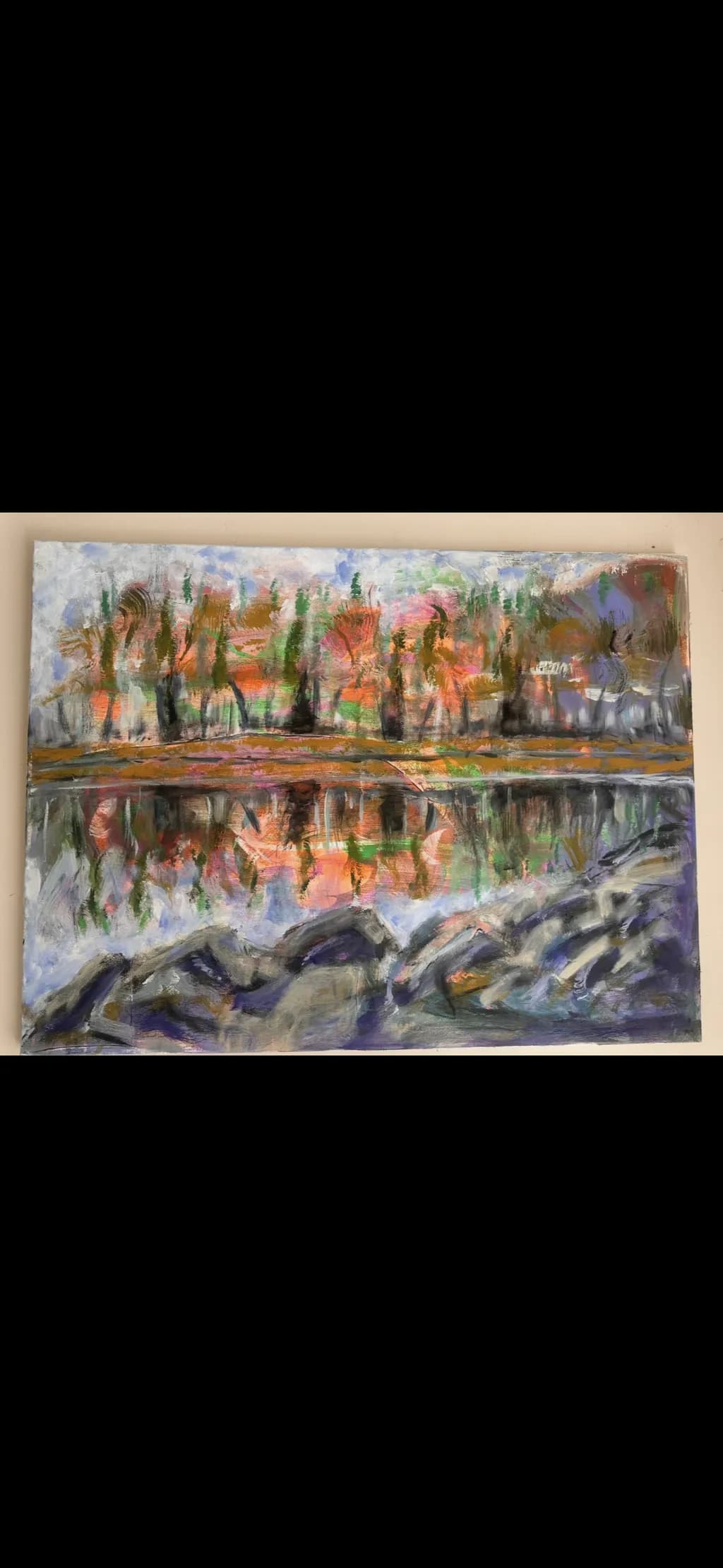 Autumn Lake Reflection