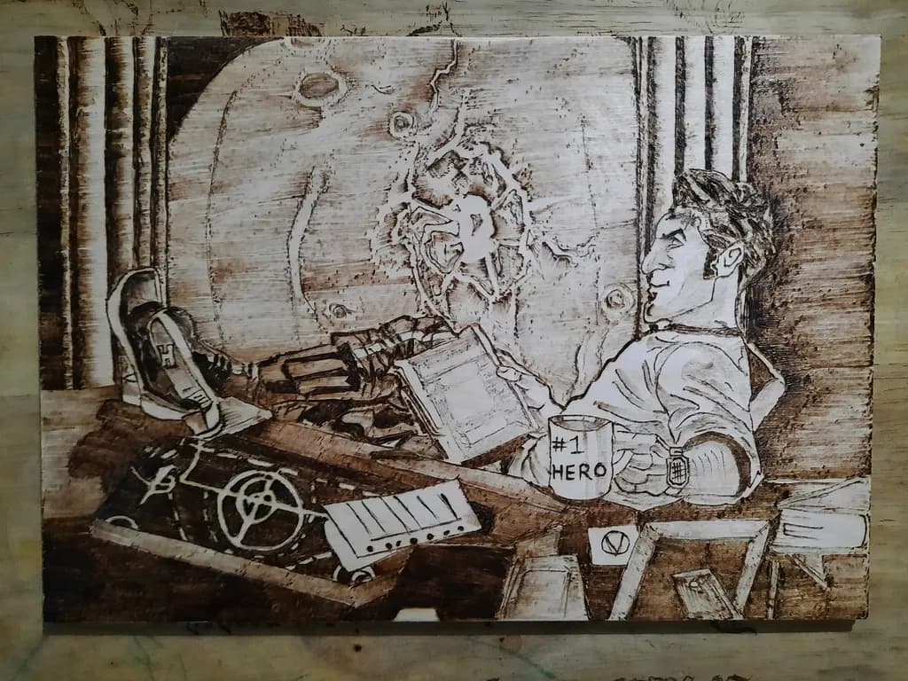 Wood Engraving Portrait