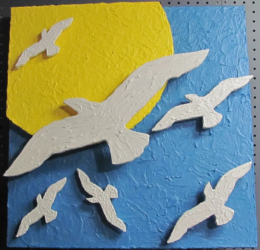 Wall Birds Flight