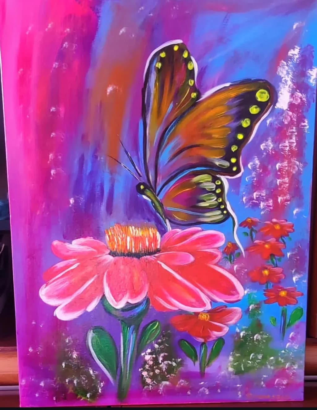 Butterfly on Flower