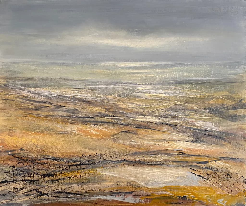 Misty Coastal Landscape