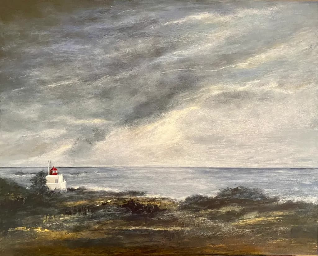 Coastal Lighthouse Storm