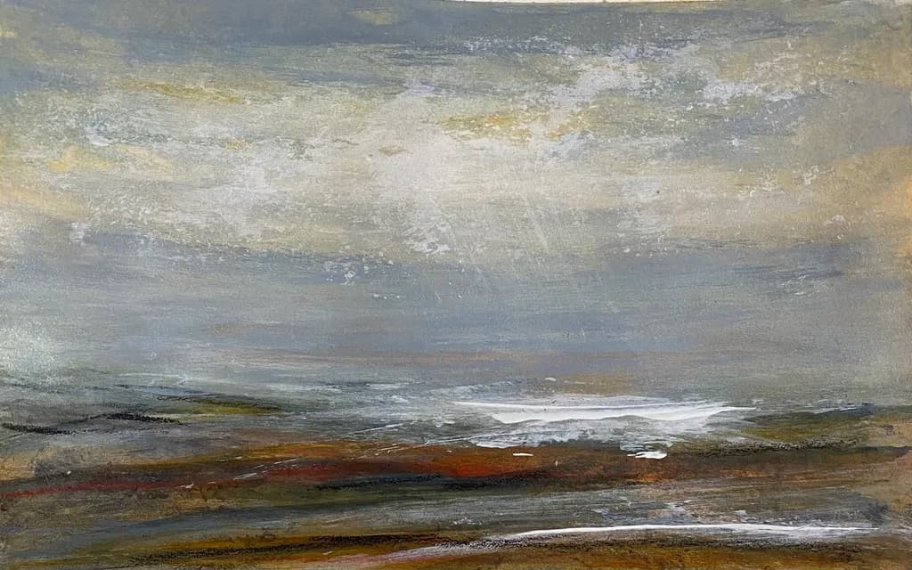 Misty Coastal Landscape