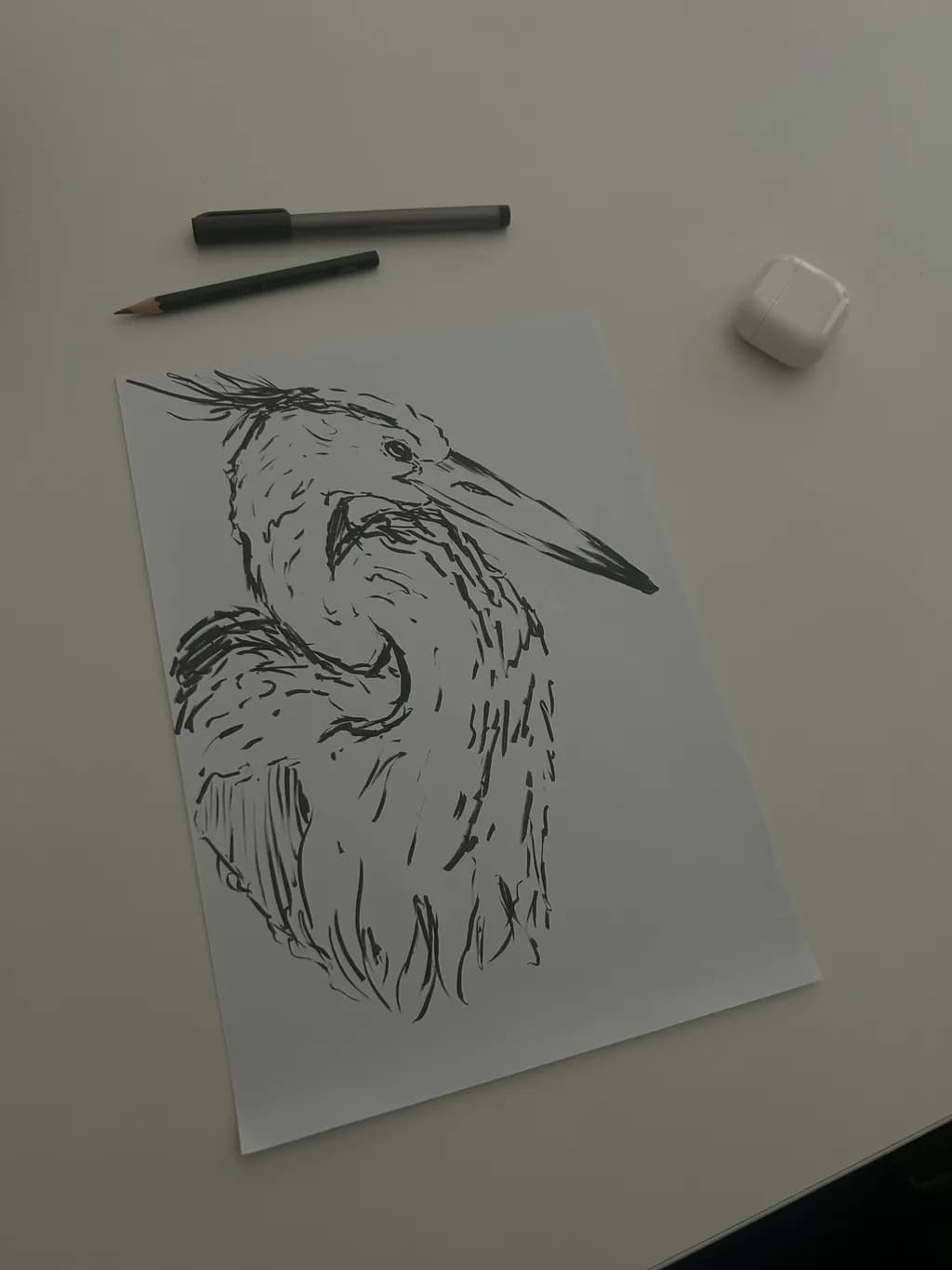 Heron Sketch