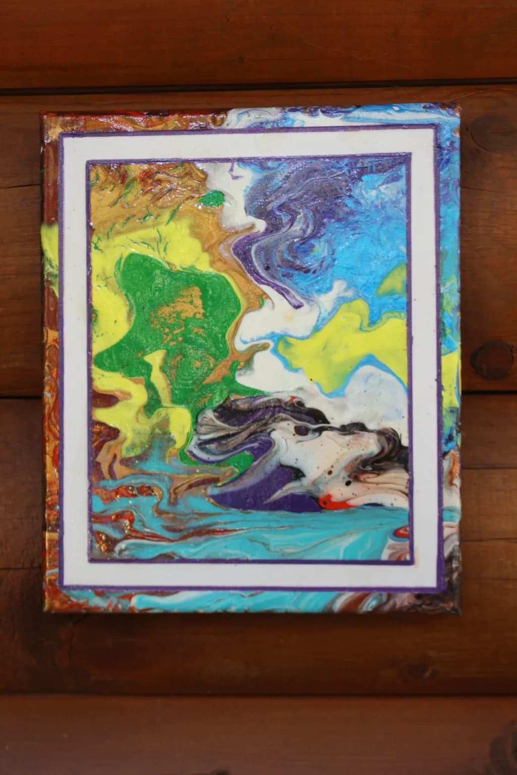 Marbled Turquoise Landscape