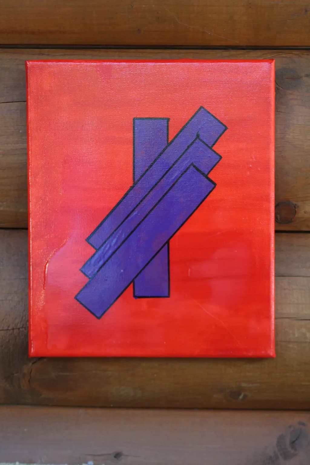 Crimson Geometric Ascent
