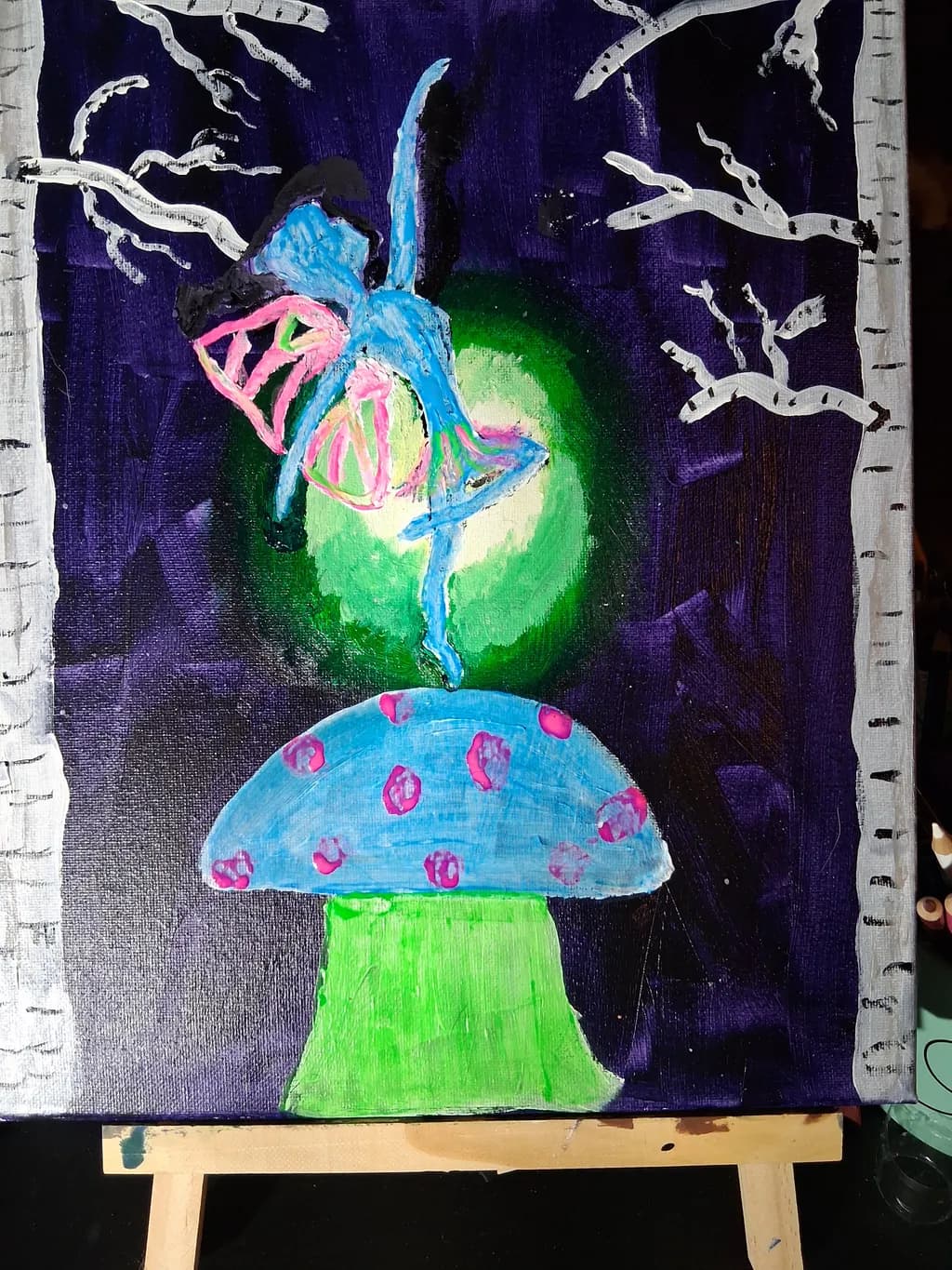 Blue Mushroom Dance