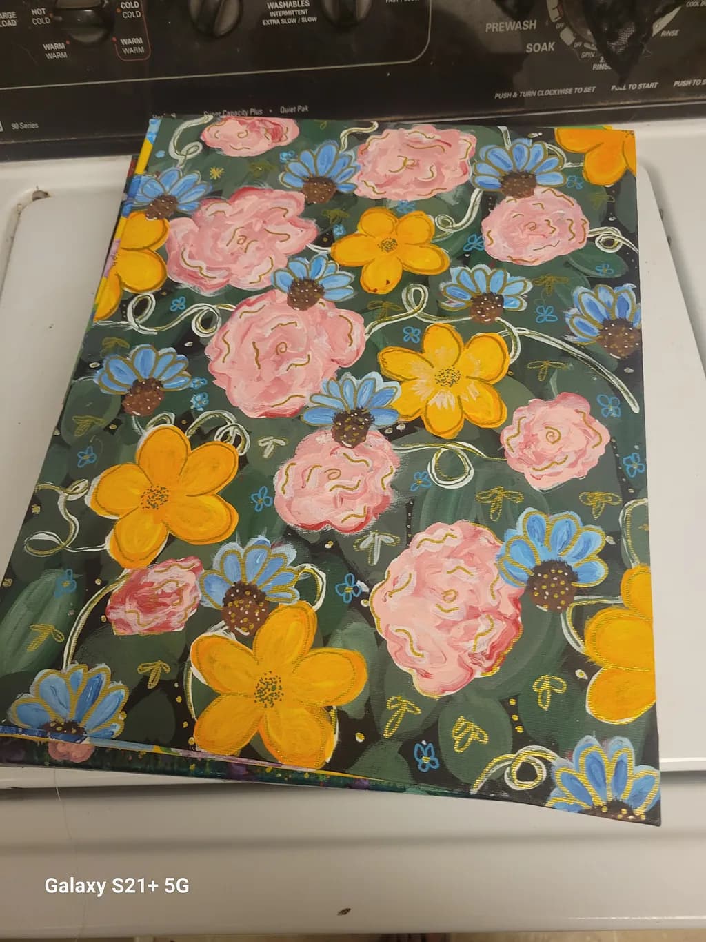 Floral Pattern Canvas