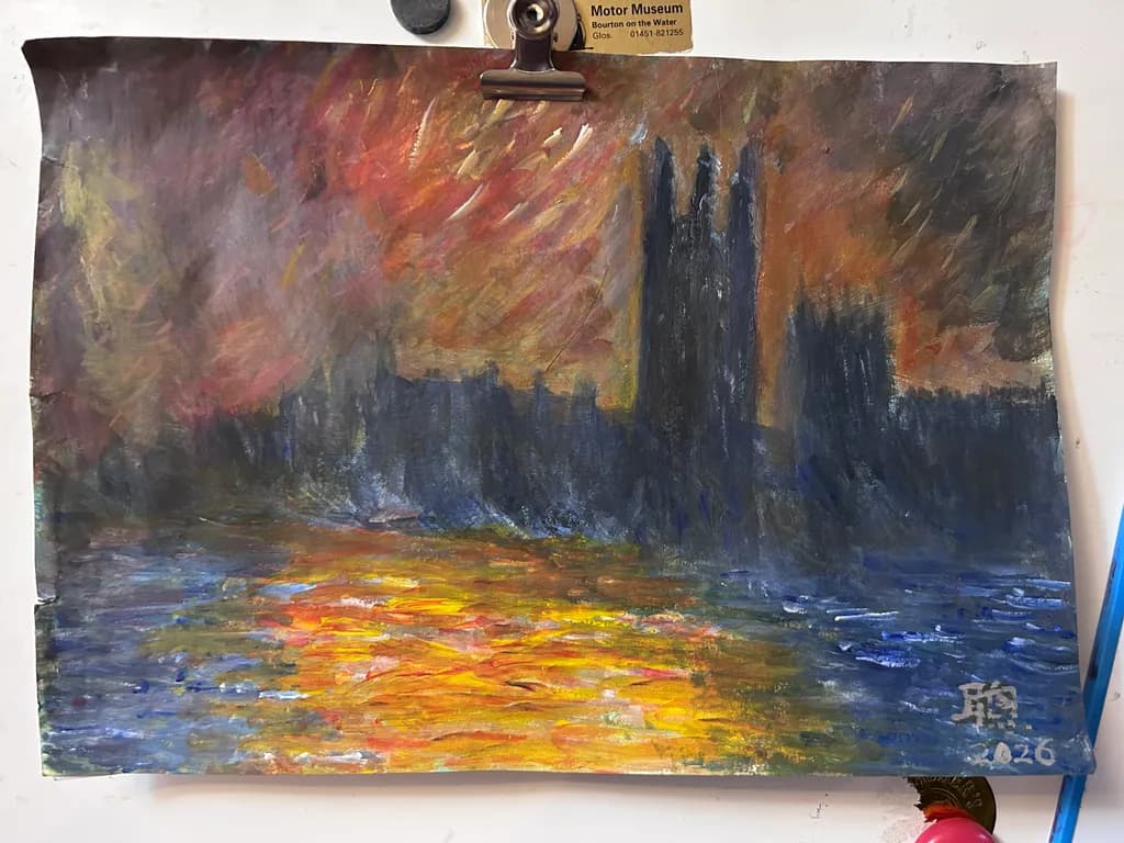Sunset Over Water