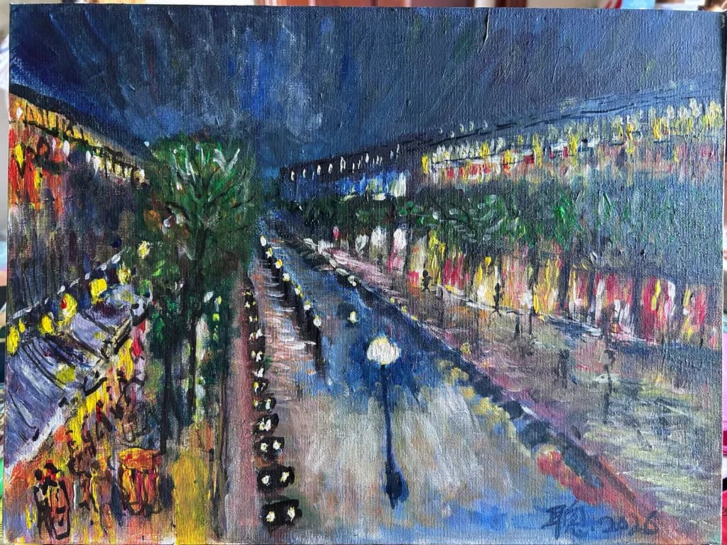 Night Street Scene