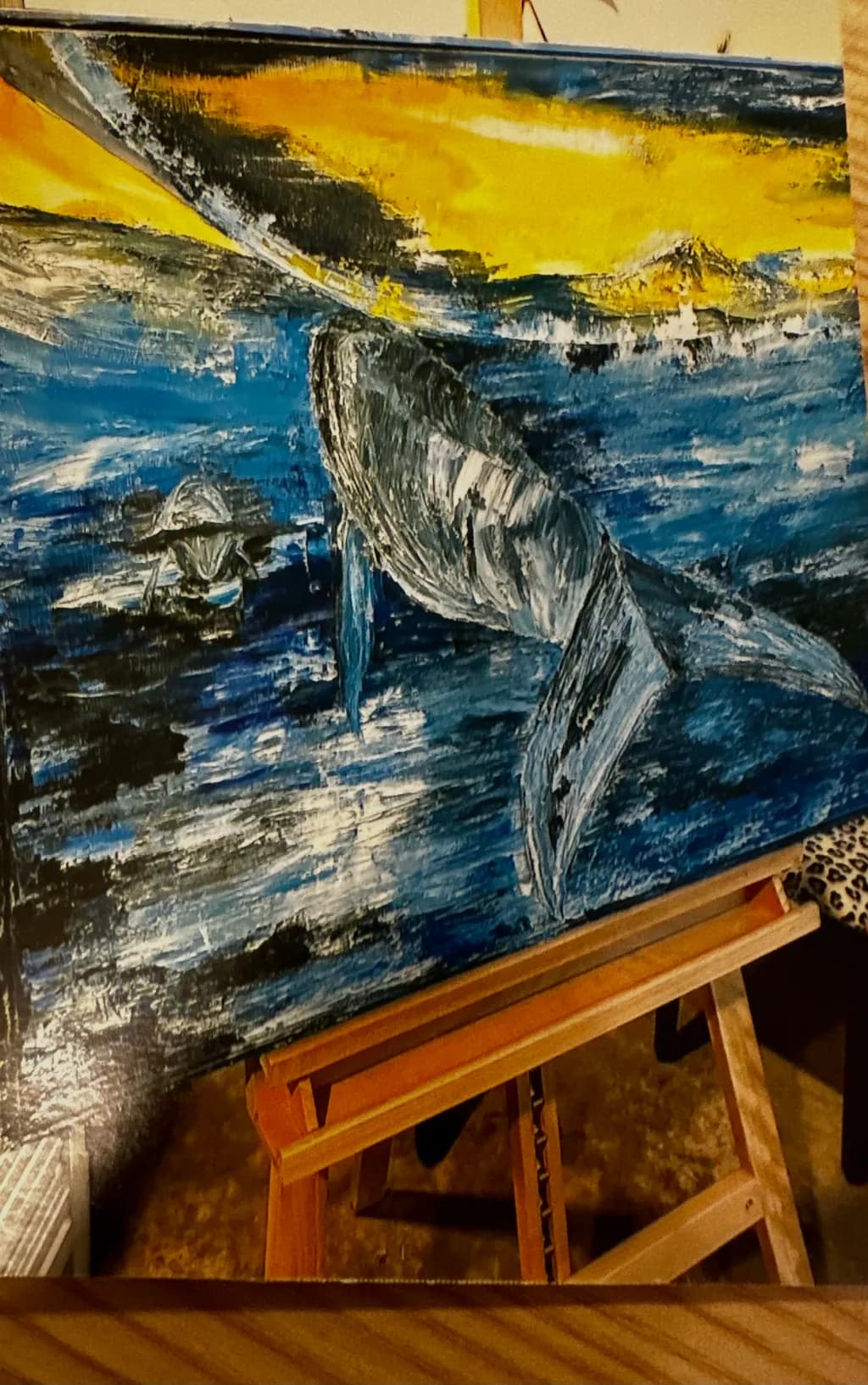 Whale Beneath Sky