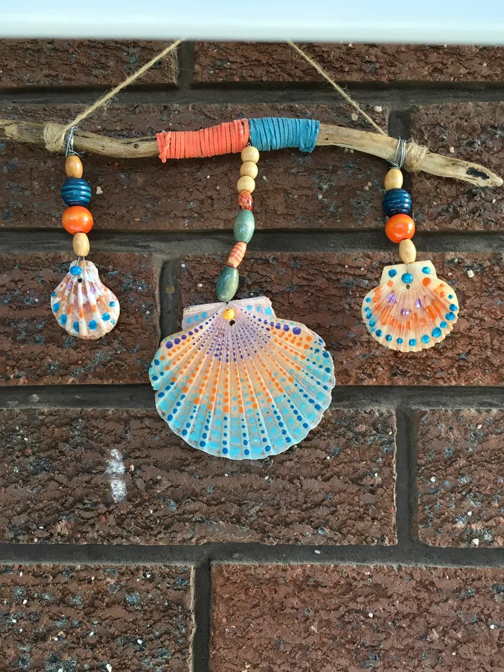 Colorful Seashell Windchime