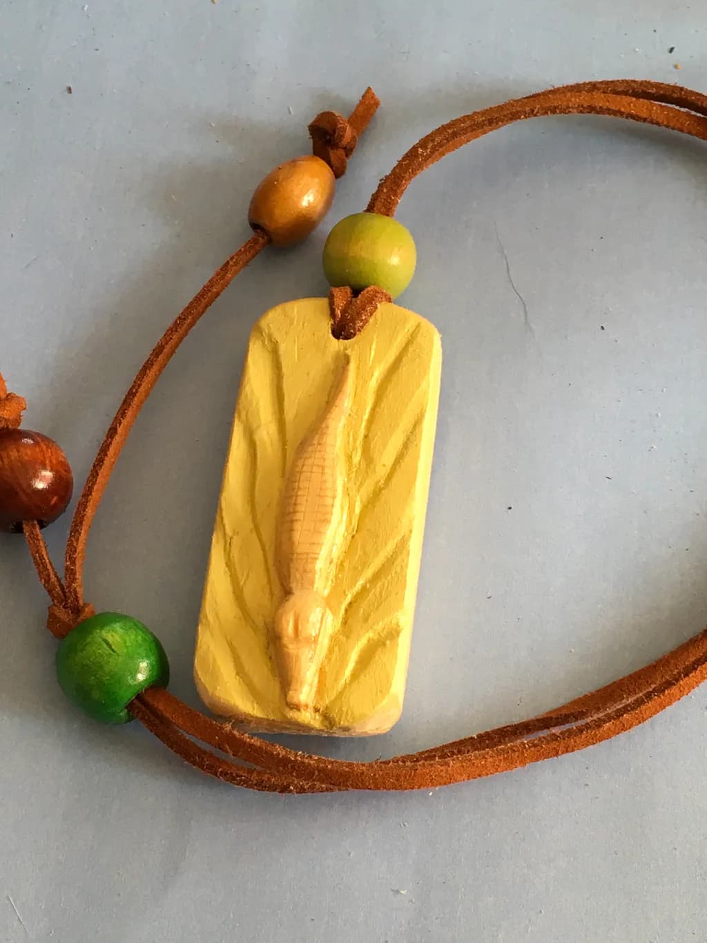 Crocodile Charm Necklace