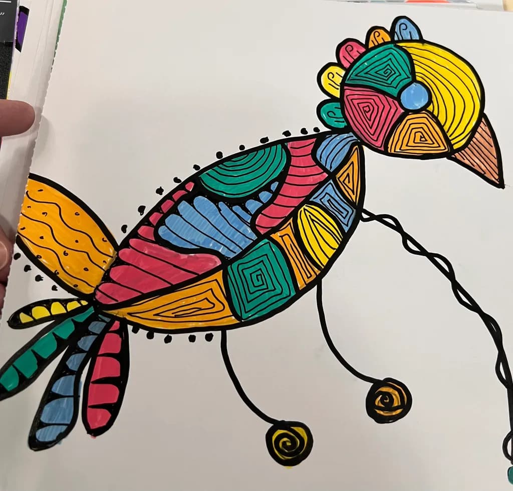 Colorful Bird Geometry