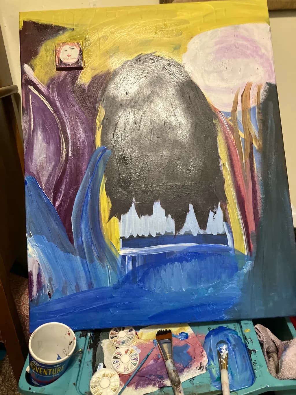Abstract Canvas Colors