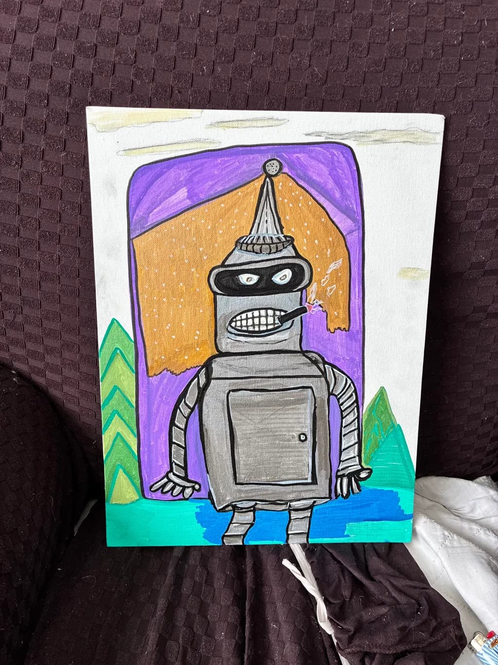 Robot with Cigar