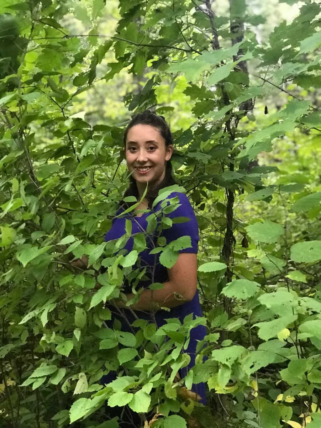 Smiling in the Forest