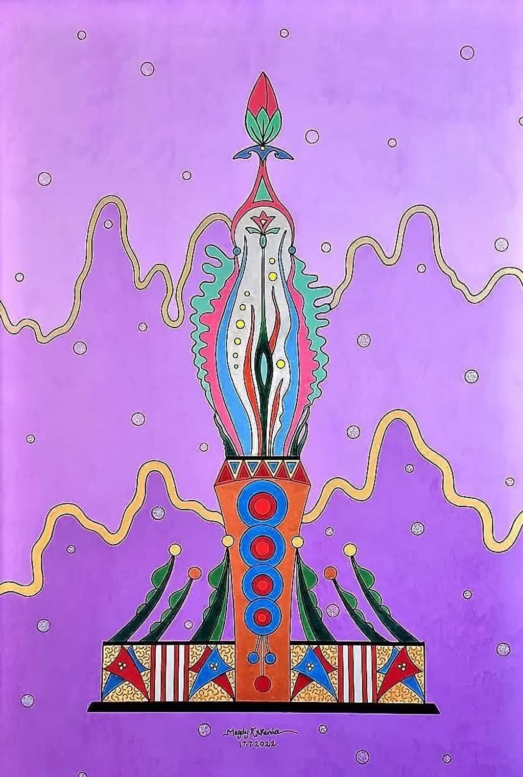 Abstract Tower Composition