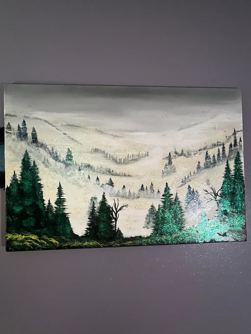 Misty Pine Forest