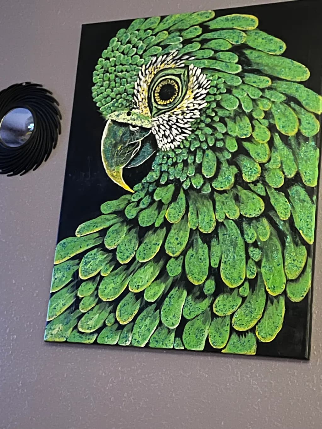 Green Parrot Profile