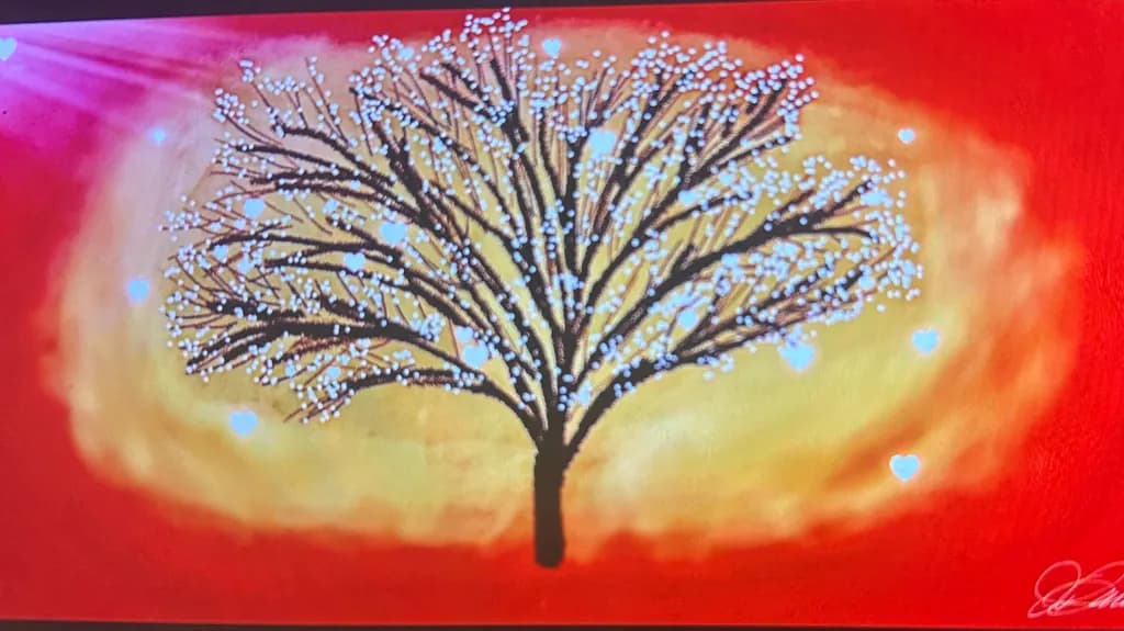 Blossoming Heart Tree