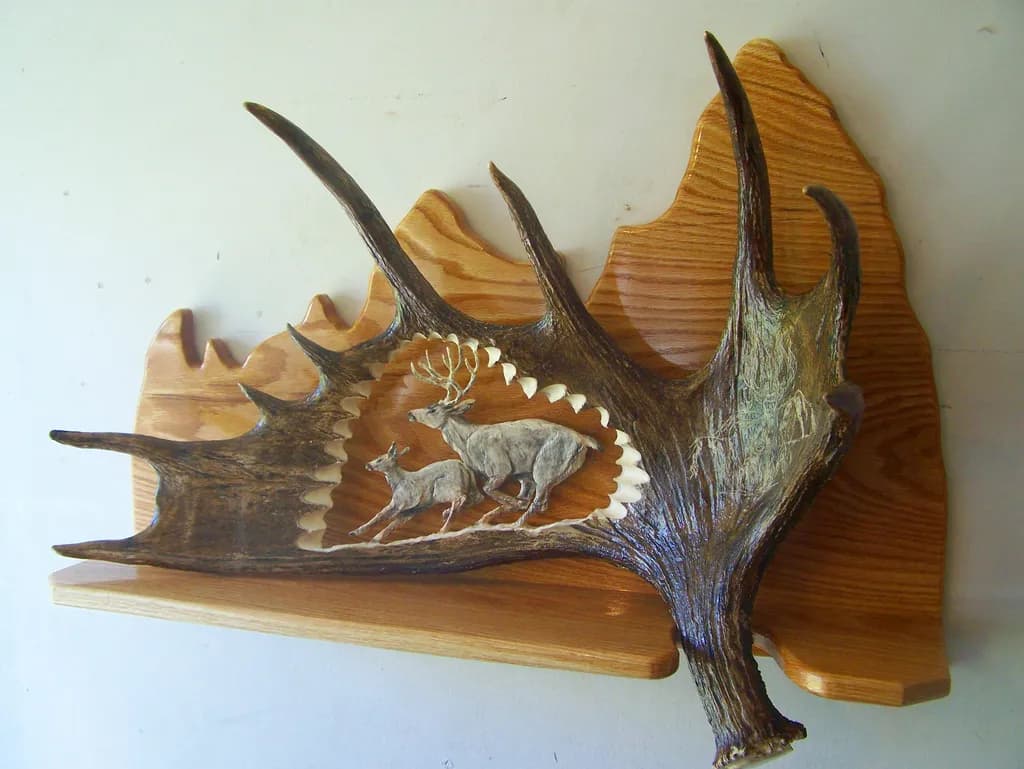 Moose Antler Sculpture