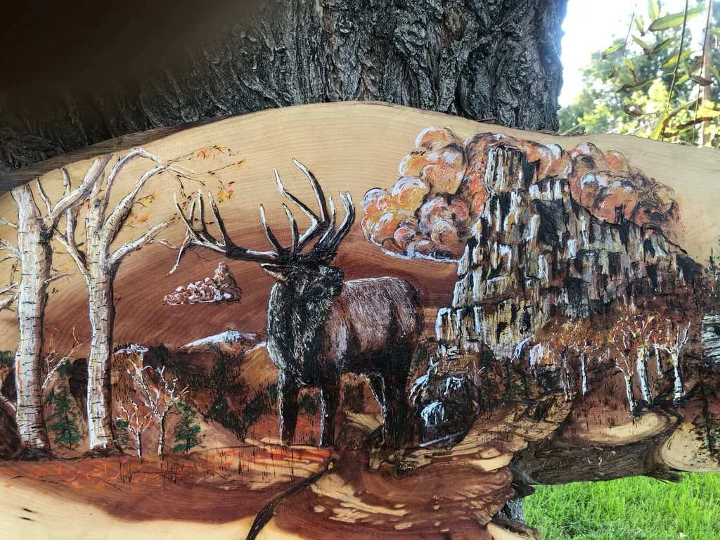 Mountain Elk Landscape