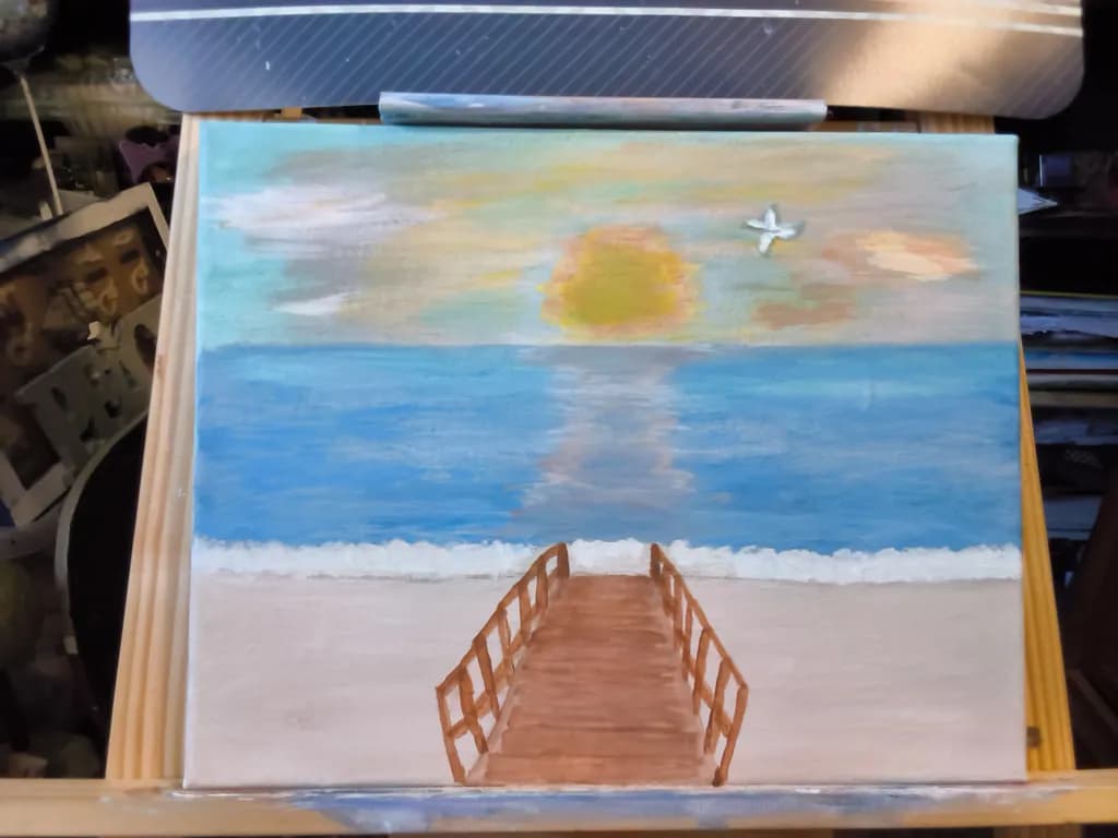 Sunset Ocean Dock