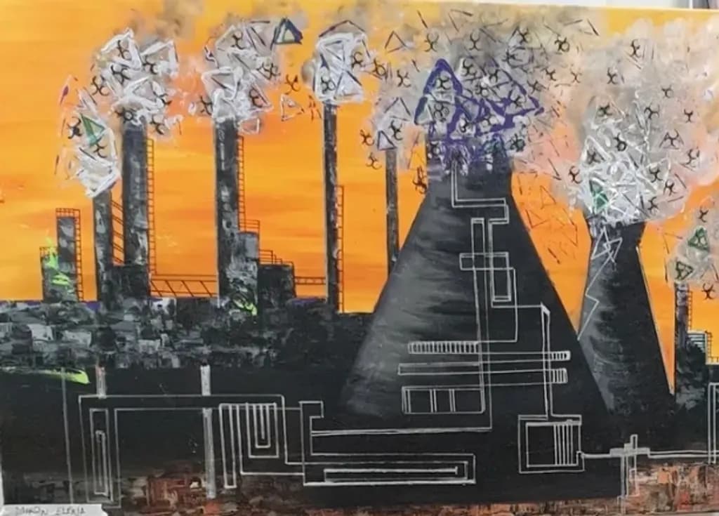 Industrial Skyline Geometry