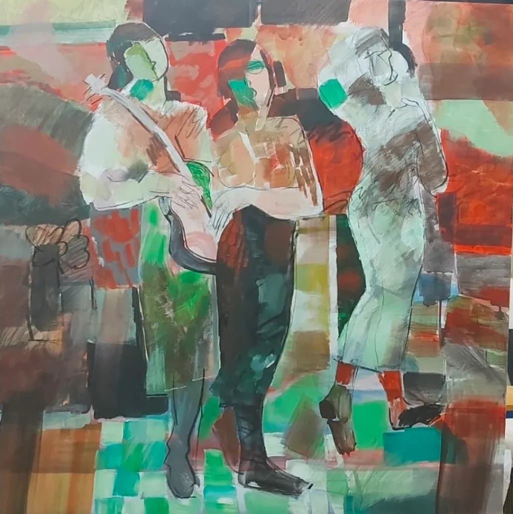 Abstract Figures Quartet