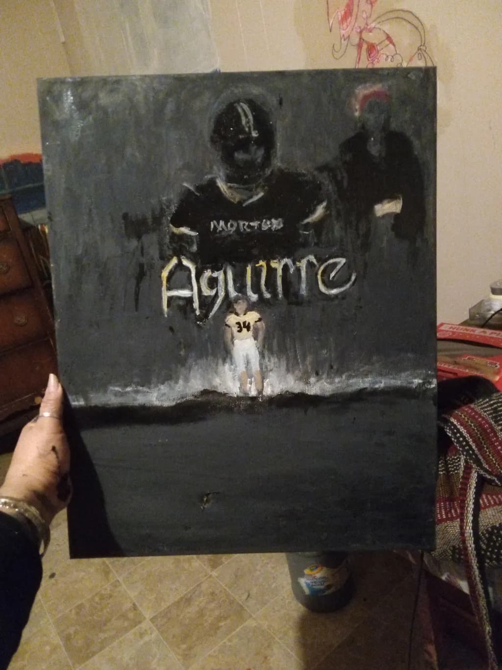 Aguirre Football Player