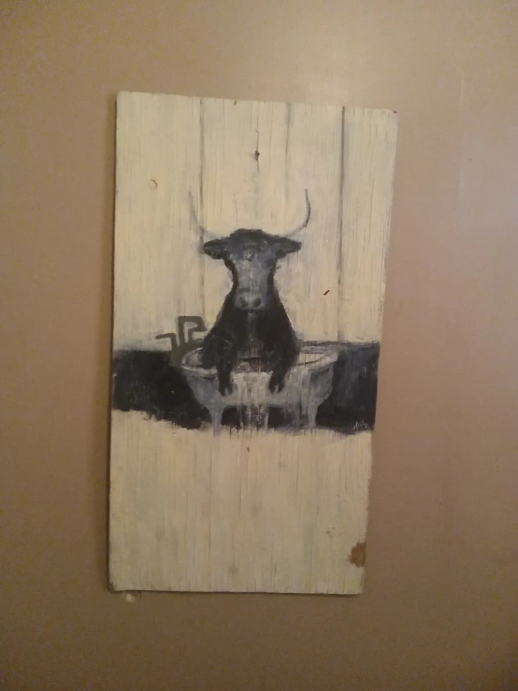 Bull in Bathtub