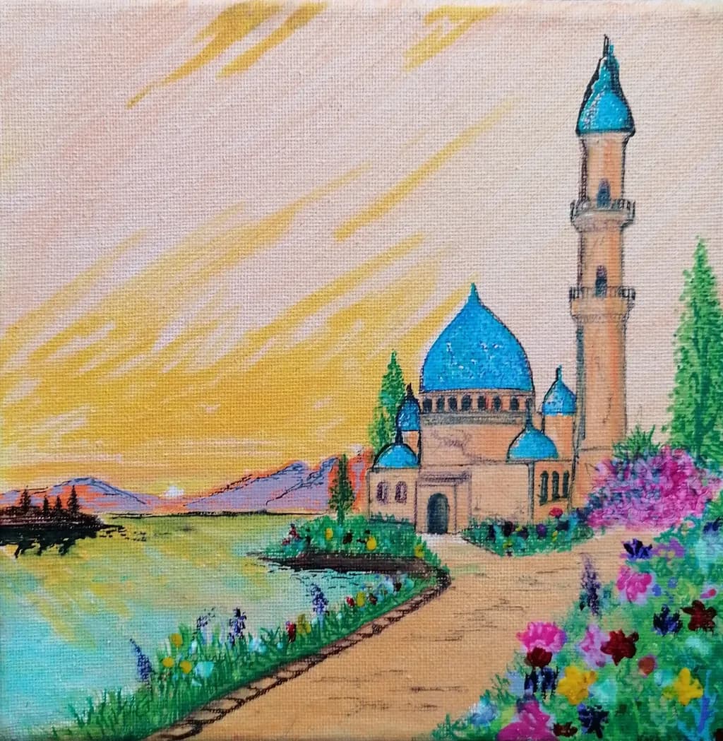Blue Dome Mosque Path