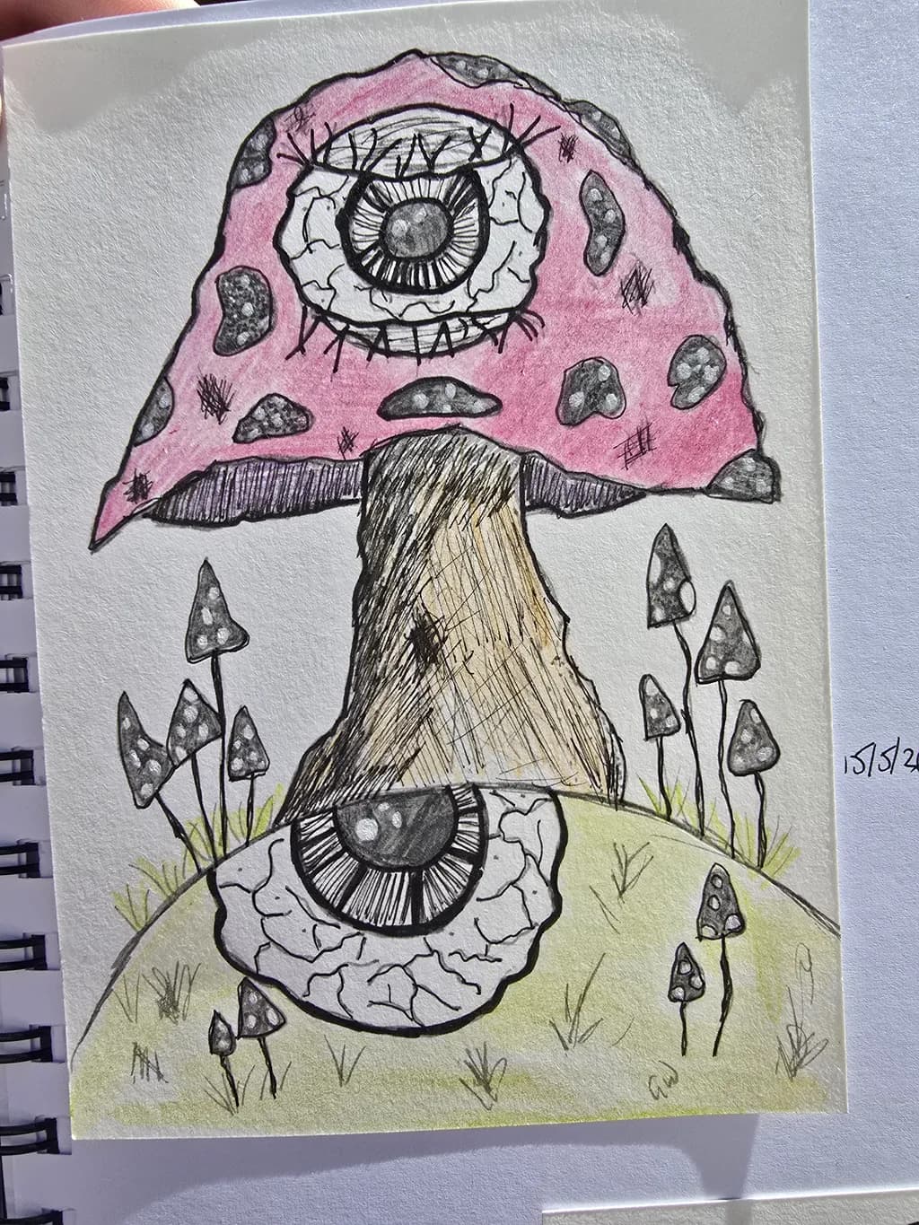 Mushroom with Eyes