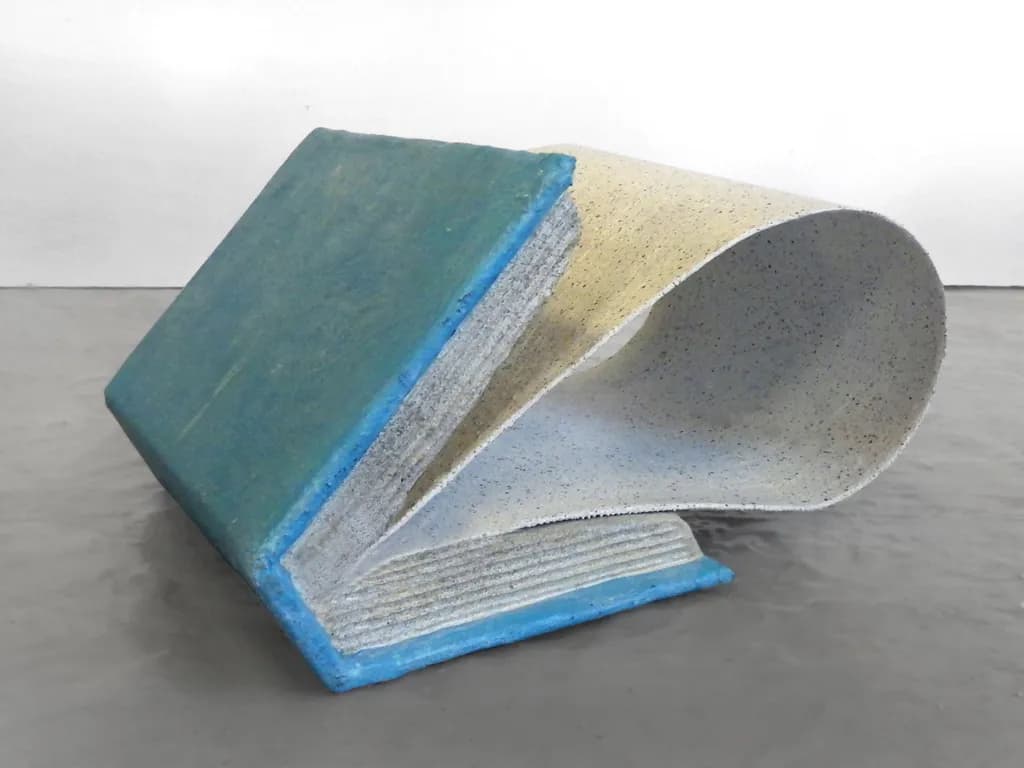 Blue Book Sculpture