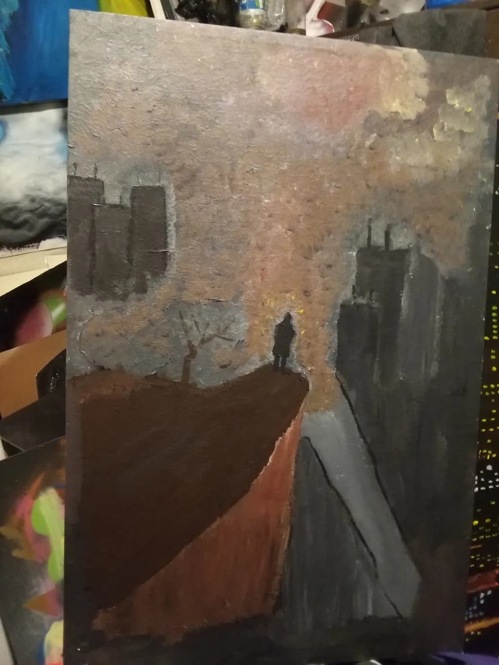 Urban Cliff Silhouette