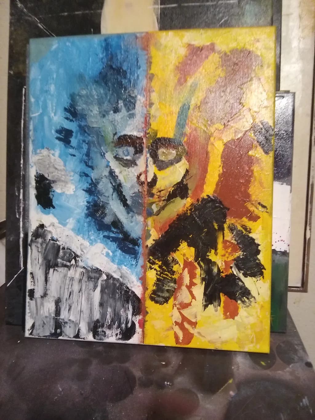 Abstract Faces Split