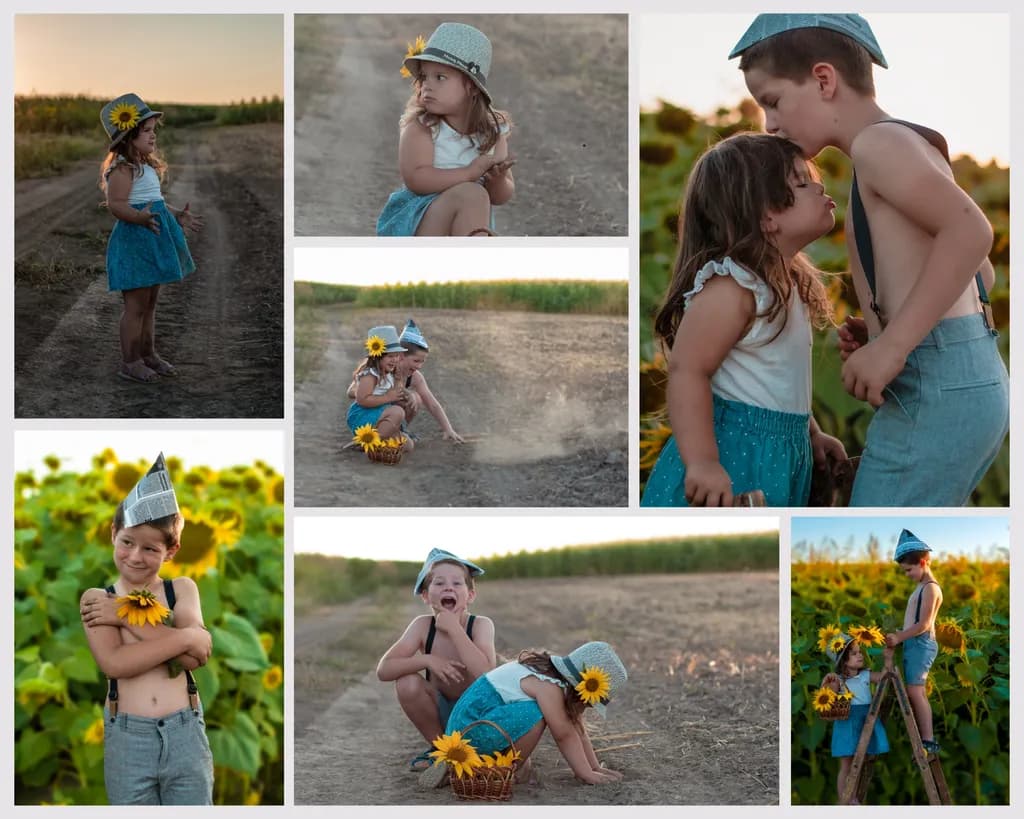 Sunflower Field Moments
