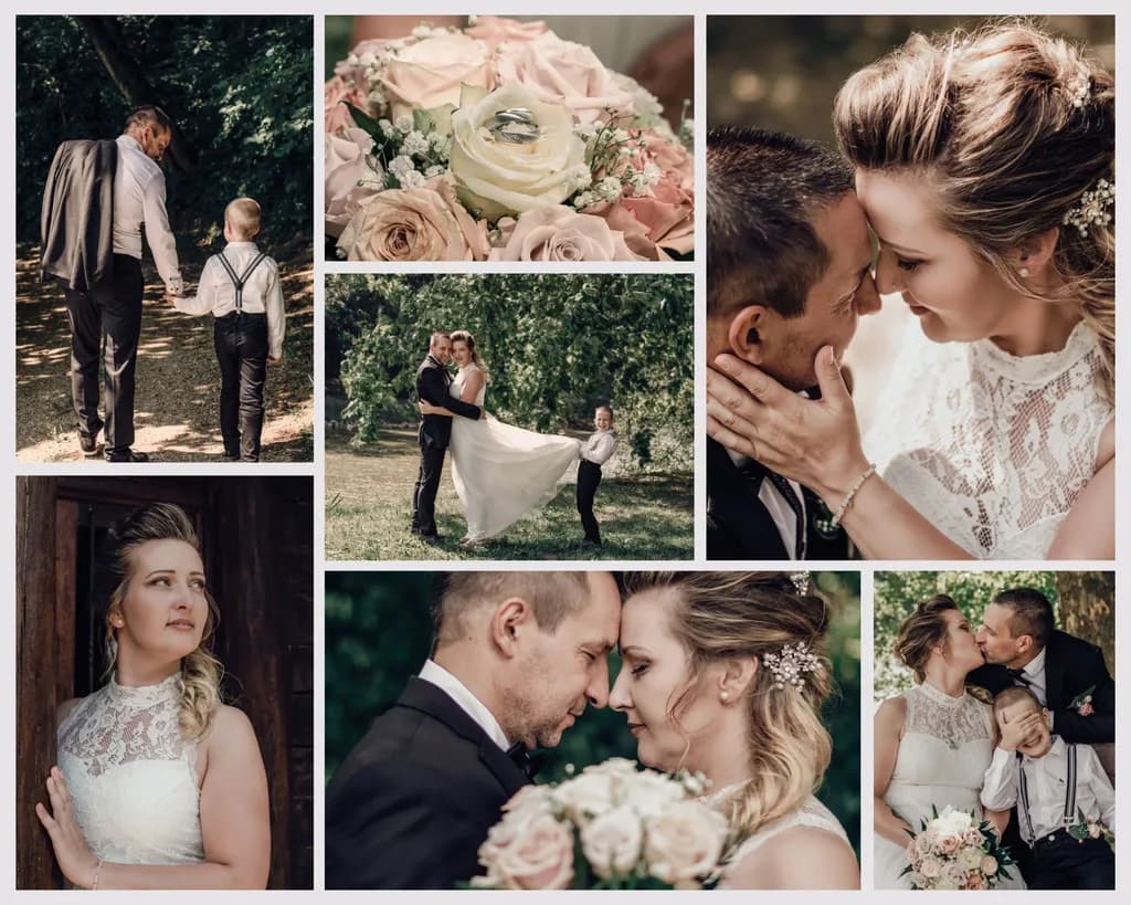 Wedding Moments Collage