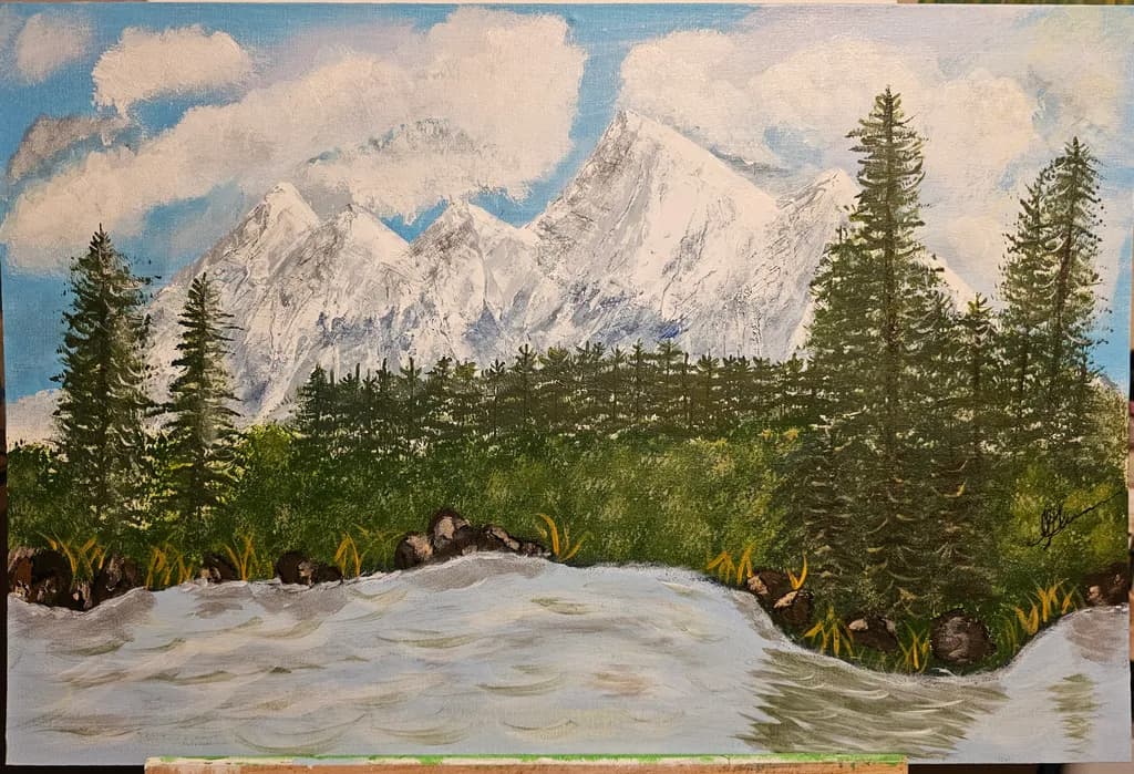 Mountain River Forest